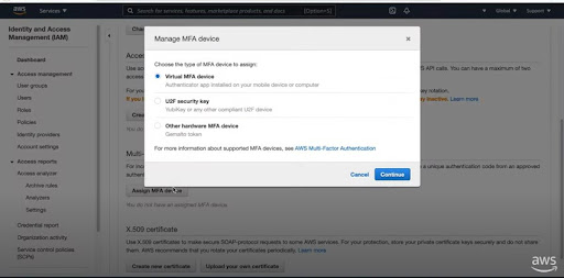 Cloud Security and Multi-Factor Authentication (MFA)